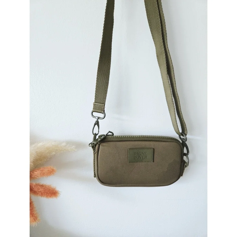 Dagne Dover Mara Neoprene Phone Sling‎ Olive Green